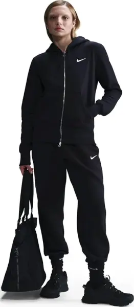 Толстовка женская Nike SPORTSWEAR PHOENIX FLEECE черная HJ0995-010