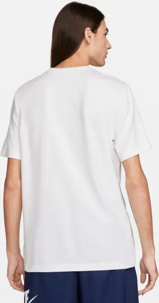 Футболка Nike SPORTSWEAR бело-темно-синяя FQ8034-100