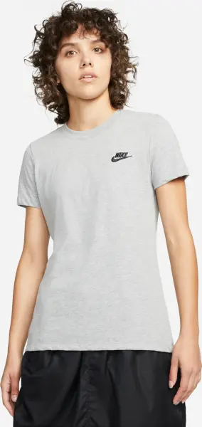 Футболка жіноча Nike SPORTSWEAR CLUB сіра DN2393-063