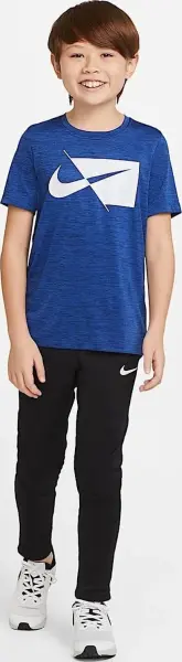 Футболка підліткова Nike DRI-FIT HYBRID синя DA0282-492