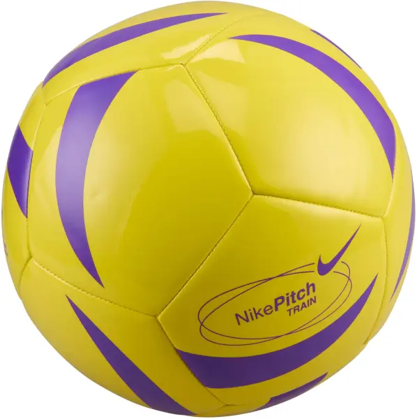 Футбольний м'яч Nike PITCH жовто-фіолетовий Розмір 5 HV6341-710