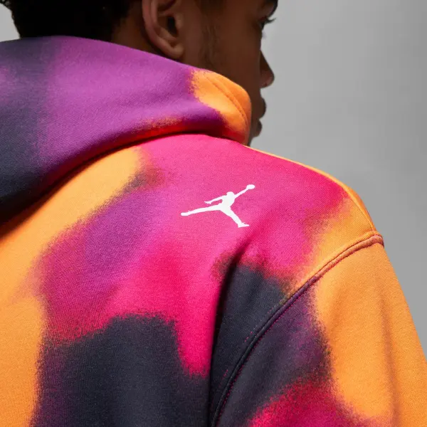 Худі Nike JORDAN FLIGHT MVP FLEECE помаранчево-рожево-фіолетове DV4587-705
