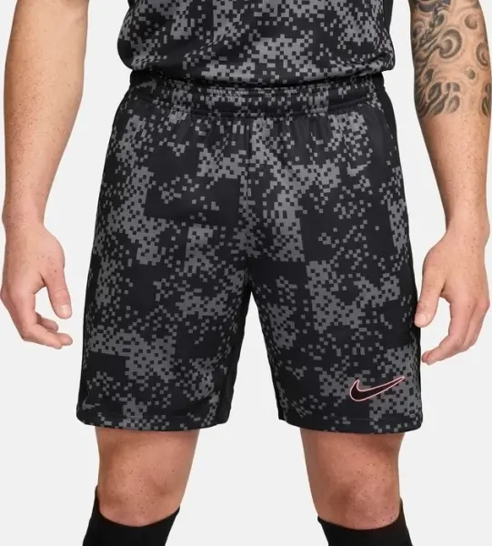 Шорты Nike ACADEMY PRO DRI-FIT GRAPHIC черно-серо-розовые FN2413-069