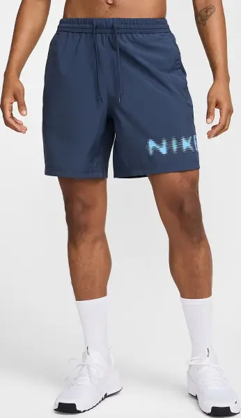 Шорти Nike FORM DRI-FIT 18CM UNLINED VERSATILE темно-сині HJ3105-437