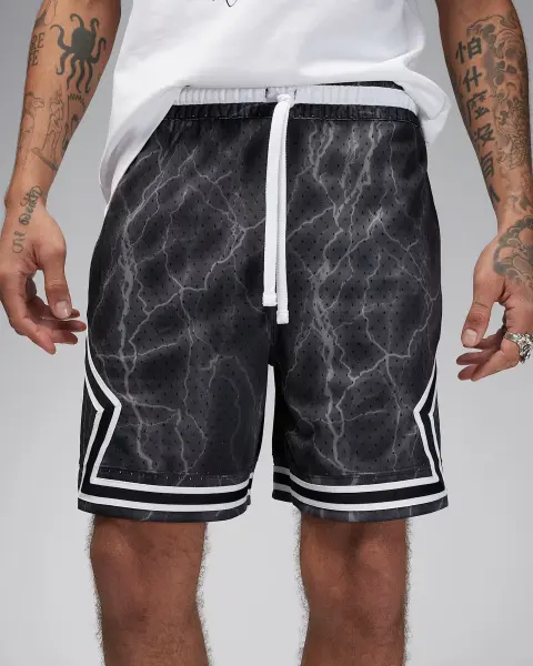 Шорти Nike JORDAN SPORT DRI-FIT DIAMOND чорно-білі FN5804-013