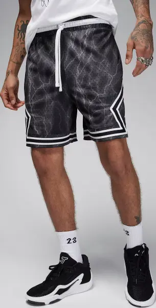 Шорти Nike JORDAN SPORT DRI-FIT DIAMOND чорно-білі FN5804-013