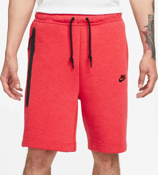 Шорти Nike SPORTSWEAR TECH FLEECE SHORTS червоні FB8171-672