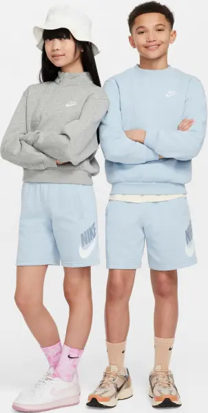 Шорти підліткові Nike SPORTSWEAR CLUB FLEECE FRENCH TERRY світло-блакитні FD2997-440