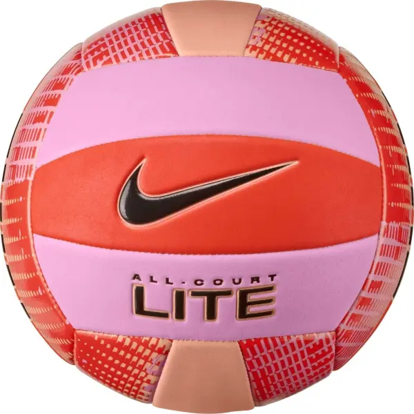 Волейбольний м'яч Nike ALL COURT LITE VOLLEYBALL DEFLATED червоно-персиково-світло-рожевий Розмір 5 N.100.9071.619.05