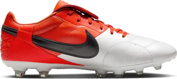 Бутси Nike PREMIER III FG біло-темно-помаранчеві HM0265-800