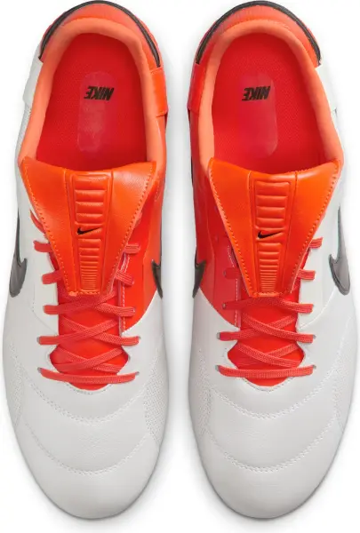 Бутси Nike PREMIER III FG біло-темно-помаранчеві HM0265-800