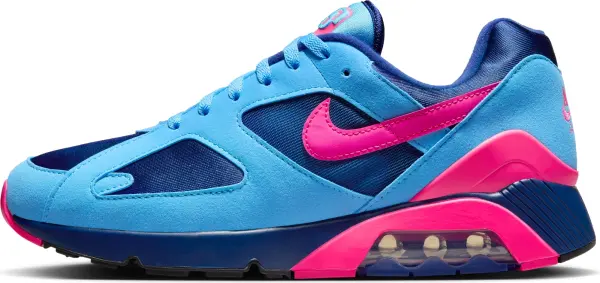 Кроссовки Nike AIR 180 голубо-темно-сине-розовые HQ1706-401