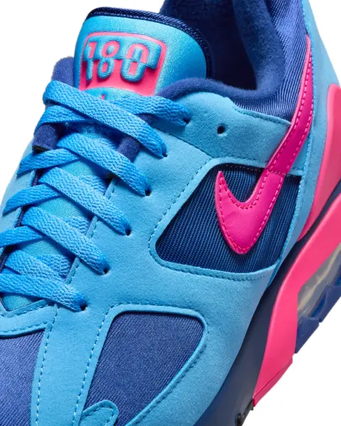 Кроссовки Nike AIR 180 голубо-темно-сине-розовые HQ1706-401