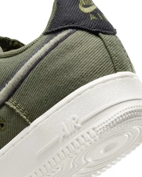 Кроссовки Nike AIR FORCE 1 LOW CANVAS хаки HV1204-301