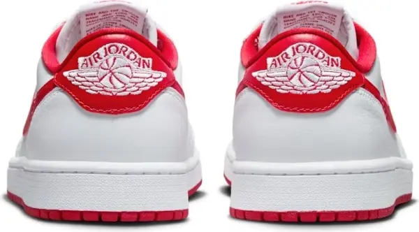 Кросівки Nike AIR JORDAN 1 RETRO LOW OG біло-червоні CZ0790-161