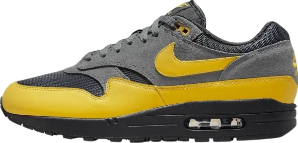Кроссовки Nike AIR MAX 1 ESSENTIAL темно-серо-желтые FZ5808-014