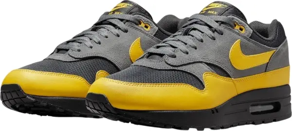 Кроссовки Nike AIR MAX 1 ESSENTIAL темно-серо-желтые FZ5808-014