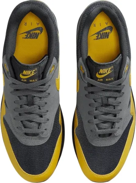 Кроссовки Nike AIR MAX 1 ESSENTIAL темно-серо-желтые FZ5808-014