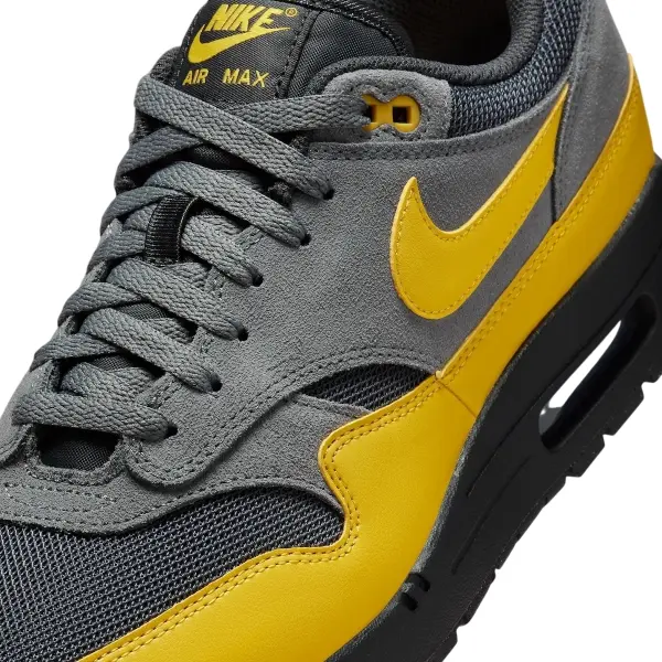 Кроссовки Nike AIR MAX 1 ESSENTIAL темно-серо-желтые FZ5808-014