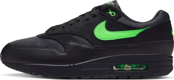 Кроссовки Nike AIR MAX 1 ESSENTIAL черно-зеленые FZ5808-012