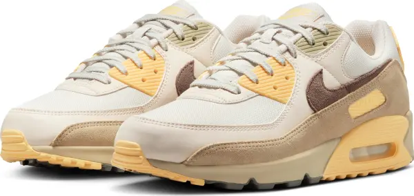 Кроссовки Nike AIR MAX 90 бежево-коричнево-желтые IB6392-002