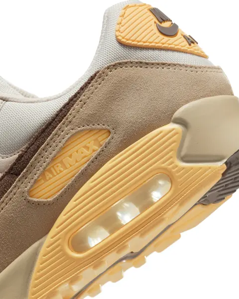 Кроссовки Nike AIR MAX 90 бежево-коричнево-желтые IB6392-002