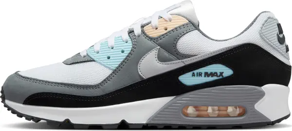 Кросівки Nike AIR MAX 90 сіро-біло-блакитно-бежеві IB7674-001