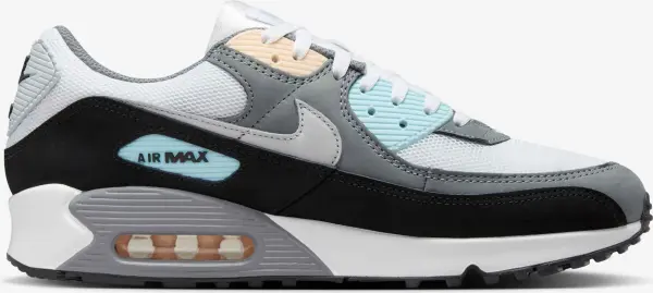 Кросівки Nike AIR MAX 90 сіро-біло-блакитно-бежеві IB7674-001