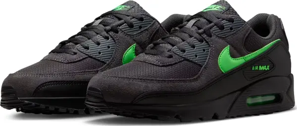 Кроссовки Nike AIR MAX 90 черно-зеленые DM0029-015