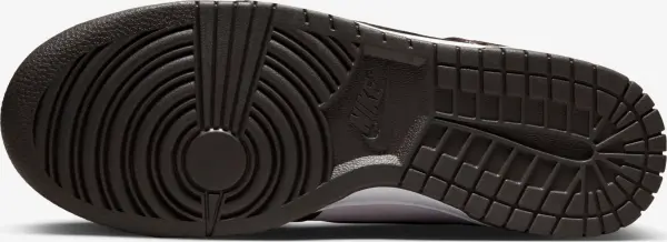 Кроссовки Nike DUNK HIGH RETRO бело-темно-коричневые DV0829-100