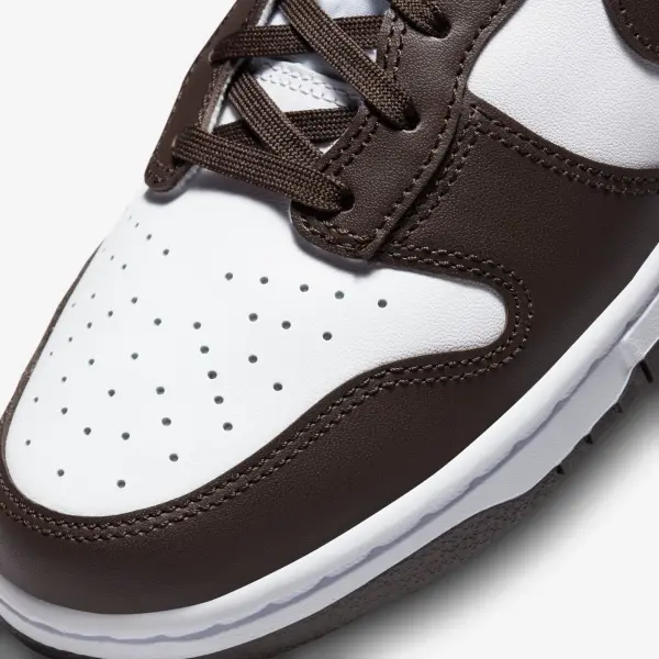 Кроссовки Nike DUNK HIGH RETRO бело-темно-коричневые DV0829-100
