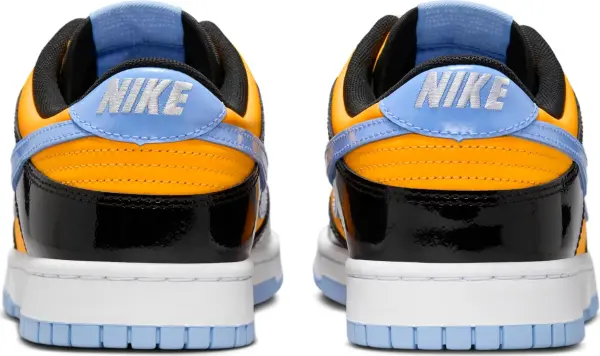 Кроссовки Nike DUNK LOW RETRO SE желто-черно-голубые IB6400-001