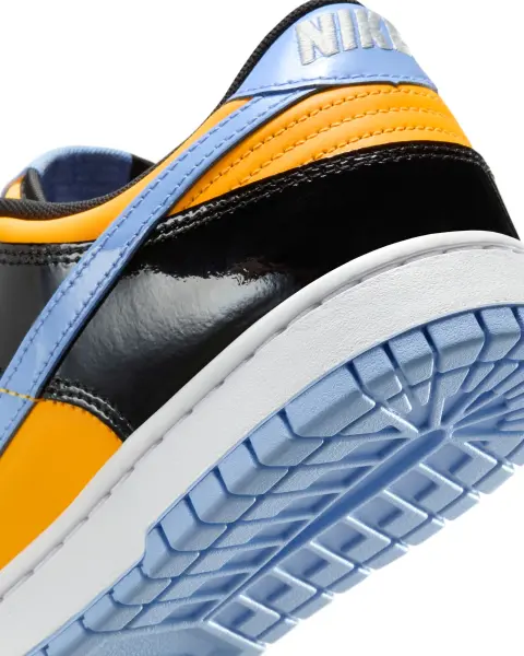 Кроссовки Nike DUNK LOW RETRO SE желто-черно-голубые IB6400-001
