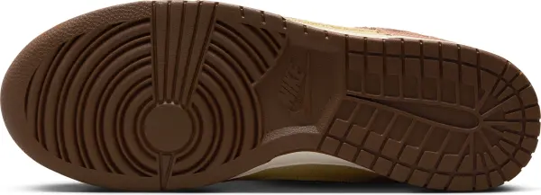 Кроссовки Nike DUNK LOW RETRO SE коричнево-бежево-фиолетовые HF3141-200