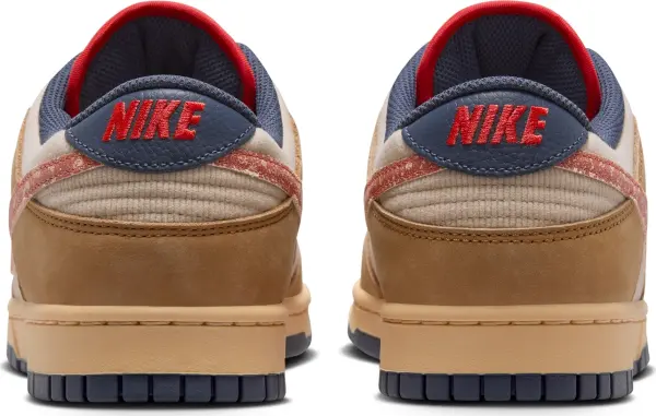 Кросівки Nike DUNK LOW RETRO SE коричнево-темно-синьо-червоні HQ3640-790
