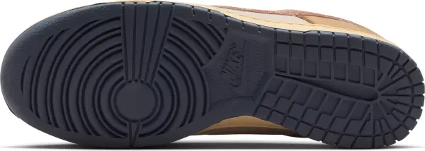 Кросівки Nike DUNK LOW RETRO SE коричнево-темно-синьо-червоні HQ3640-790