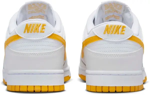 Кросівки Nike DUNK LOW RETRO біло-жовті DV0831-110