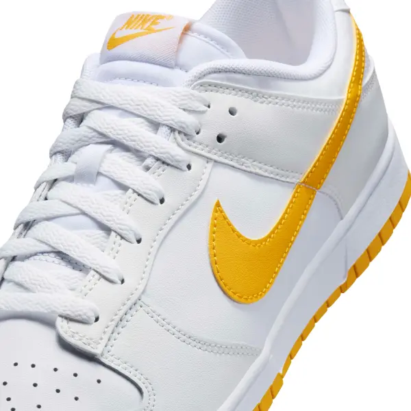 Кросівки Nike DUNK LOW RETRO біло-жовті DV0831-110