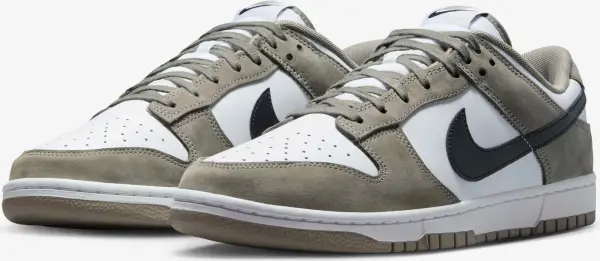 Кроссовки Nike DUNK LOW серо-белые IB3079-300