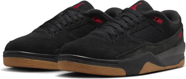Кросівки Nike JORDAN FLIGHT COURT чорно-коричнево-червоні HF3255-001