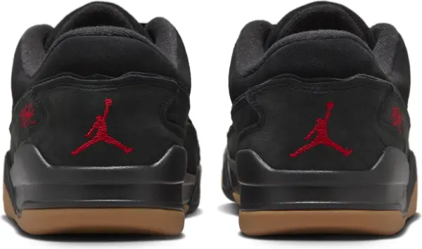 Кросівки Nike JORDAN FLIGHT COURT чорно-коричнево-червоні HF3255-001