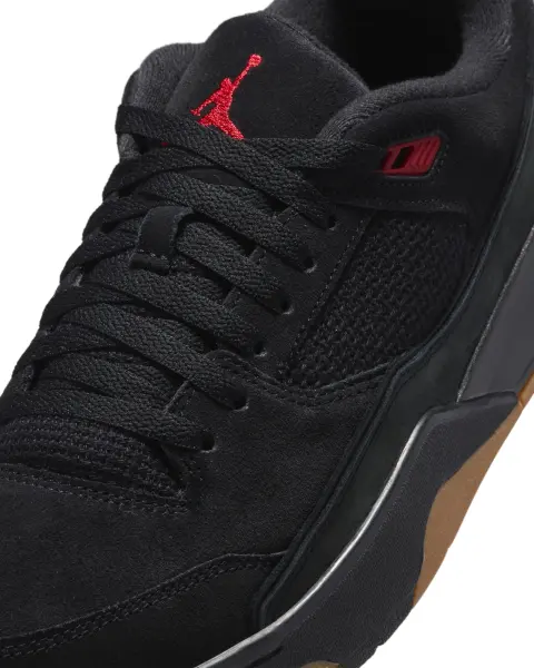 Кросівки Nike JORDAN FLIGHT COURT чорно-коричнево-червоні HF3255-001