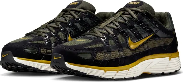 Кросівки Nike P-6000 SE чорно-темно-зелено-жовті IB2986-003