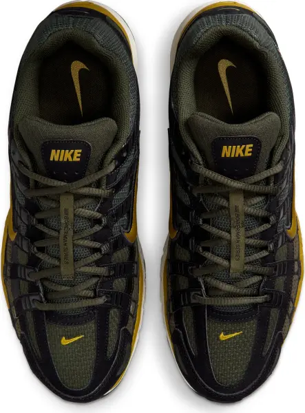 Кросівки Nike P-6000 SE чорно-темно-зелено-жовті IB2986-003