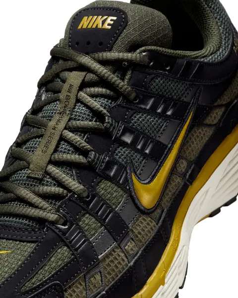 Кросівки Nike P-6000 SE чорно-темно-зелено-жовті IB2986-003