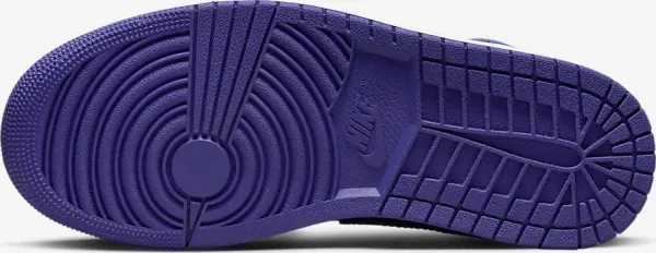 Кросівки жіночі Nike AIR JORDAN 1 MID фіолетово-чорні BQ6472-051
