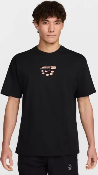 Футболка Nike SPORTSWEAR MAX90 черно-бронзовая HJ0599-010