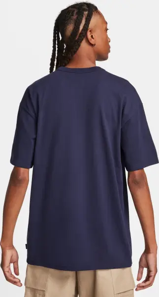 Футболка Nike SPORTSWEAR PREMIUM ESSENTIALS темно-синяя DO7392-451