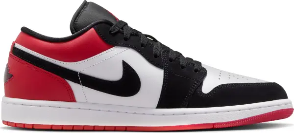 Кросівки Nike AIR JORDAN 1 LOW SE біло-чорно-червоні IB8971-106