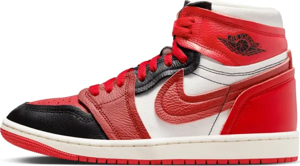 Кросівки жіночі Nike AIR JORDAN 1 HIGH METHOD OF MAKE червоно-біло-чорні FB9891-600